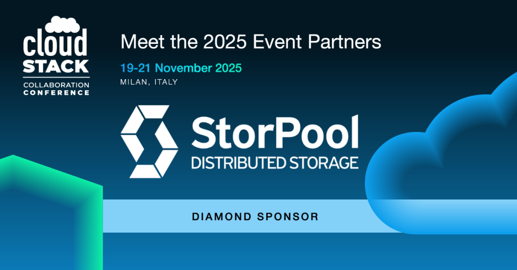 storpool diamond sposnor at cloudstack collaboration conferance 2025
